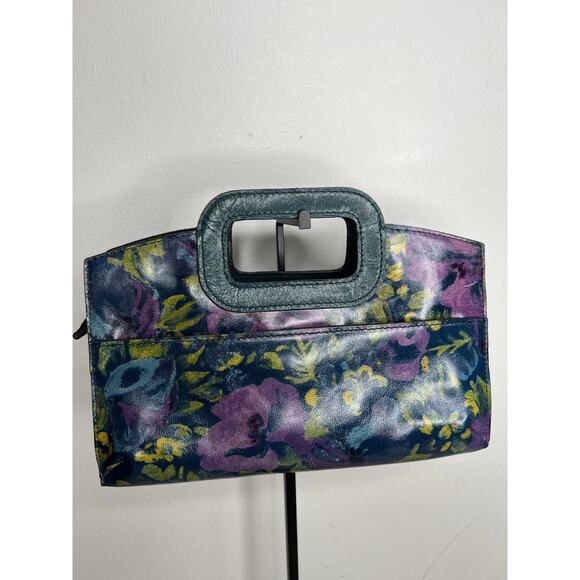 Patricia Nash Deep Blue Nature Floral Multi Color Satchel Bag Style P879420 - Picture 5 of 13